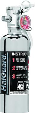 H3R HG100C 1.4 Lbs. Gas Clean Agent Fire Extinguisher Chrome H3R HG100C 1.4 Lbs. Gas Clean Agent Fire Extinguisher Chrome