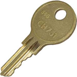 751A Exterior Hardware Hurd Keys