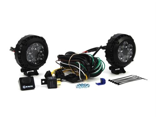 Kc Hilite 300 4 In. Round Lzr Led Black 24w Driving Light System