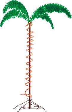 Mings Mark 8080104 7 Ft. Palm Tree Decorative Led Rope Light