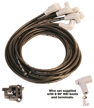 31223 Universal Spark Plug Wire Set, Black