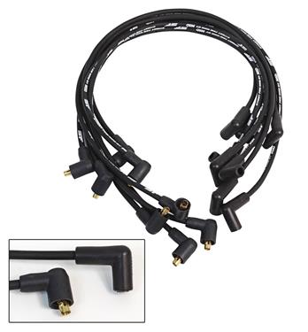 5564 Street Fire Wires Spark Plug Wire Set, Black