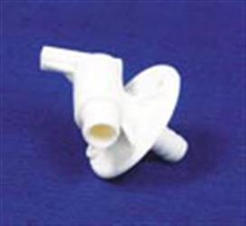 18958cw 0.5 In. Barb Drain Valve, Colonial White