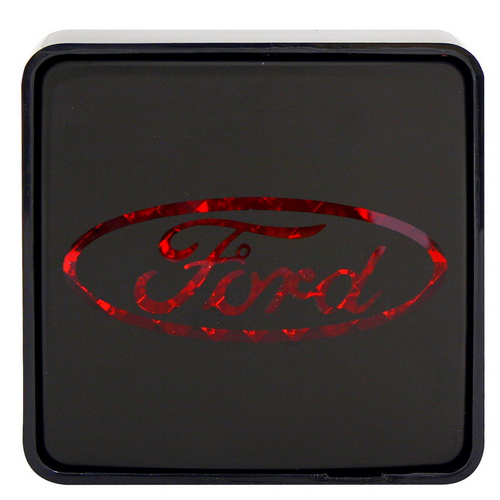 Pilotbully Cr007f Ford Logo Square Hitch Cover With Brake Light