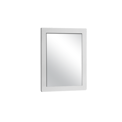 Us7128b-1216 12 W X 16 H In. Chase Mount Security Mirror - Stainless Steel Surface