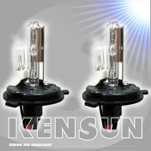 Un-k-55w Bulbs-h4 Lh-8k Hid Xenon Lo-hi Halogen 8000k 55w Ac Bulbs, White With Blue Tinge