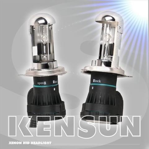 Un-s-bulbs-h4 M-8k Hid Bi-xenon 8000k 35w Dc Bulbs, White With Blue Tinge