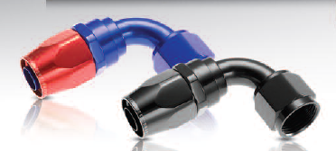 1090121 Swivel Seal Hose End - Red And Blue
