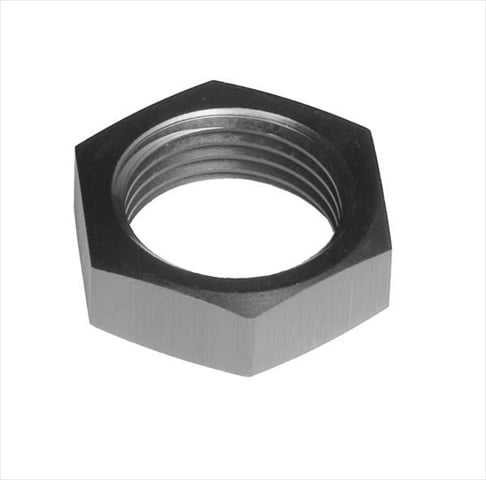 924102 -10 An-Jic Aluminum Bulkhead Nut - Black