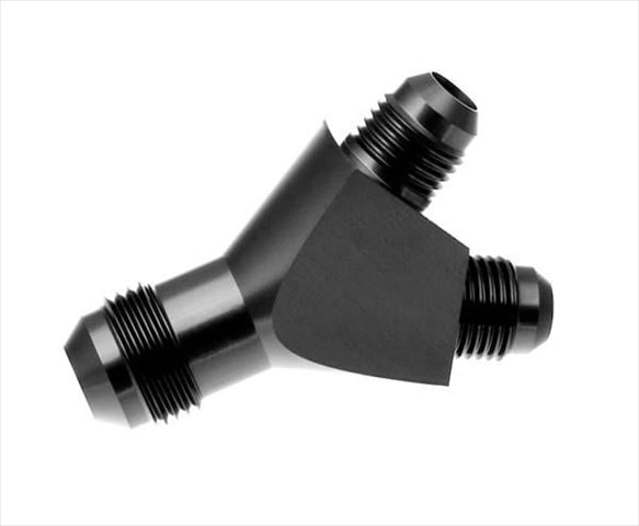 93006062 -06 Single Inlet To -04 Dual Outlet - Black
