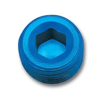 Russell-Edel 662060 Pipe Plug Fitting Blue Russell-Edel 662060 Pipe Plug Fitting Blue