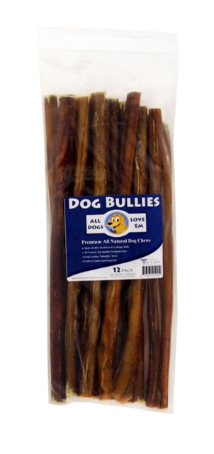 031cw12-pz12 12 In. - Bully Sticks For Dogs, Premium All Natural Dog Pizzle Chews