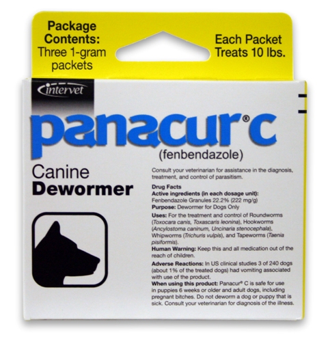 -merck Animal Health 016itv02-1 Panacur C Canine Dewormer