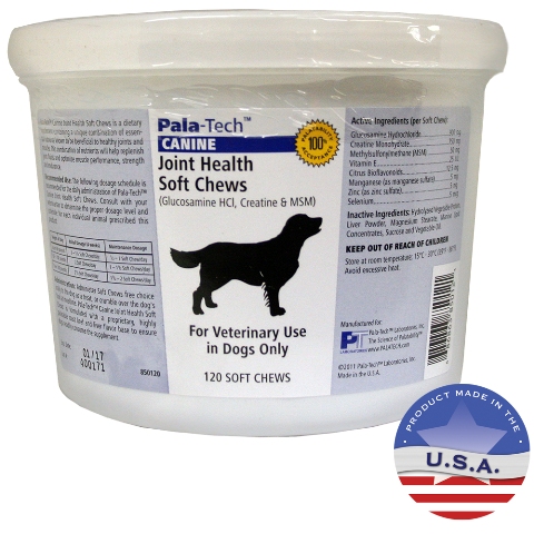 Pala-tech Laboratories 015pal03-120 Pala-tech Canine Joint Health Soft Chews