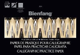 R400127 8.5 X 11 In. Bienfang Calligraphy Paper - White Parchment, 50 Sheet