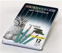 24191 Turquoise Pencil Tins 12 Pencil- Soft