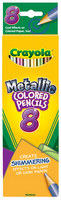 Crayola 3708E Crayola Metallic Colored Pencils- 8 Pack