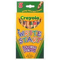 4108E Crayola Write Start Colored Pencils- 8 Count