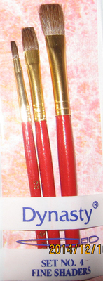 Dynasty Brush Set 4 Fine Shader 3 Brush Set Dynasty Brush Set 4 Fine Shader 3 Brush Set