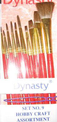 Dynasty Brush Set 9 Hobby & Craft 10 Brush Set Dynasty Brush Set 9 Hobby & Craft 10 Brush Set