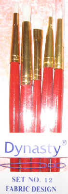 Dynasty Brush Set 12 Fabric Design 5 Brush Set Dynasty Brush Set 12 Fabric Design 5 Brush Set