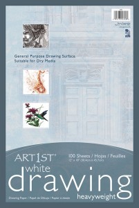 Pacon 4083R Heavyweight White Drawing Paper- 12 X 18 In.