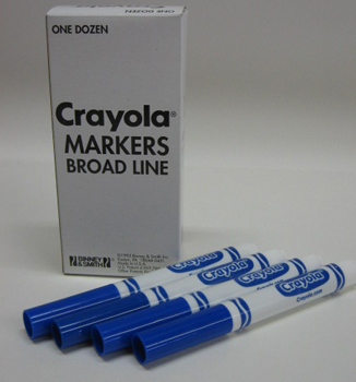 Crayola 770036 Orange Cone Tip Water Based Markers- 1 Dozen