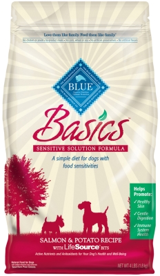 UPC 859610002849 product image for Blue Buffalo BB00284 Basics Salmon & Potato Recipe Adult Dry Dog Food 4.1 lbs. | upcitemdb.com