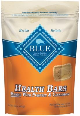 Blue Buffalo Bb00510 Health Bars Pumpkin & Cinnamon Natural Dog Biscuit, 1.1 Lbs.