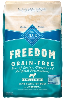 Blue Buffalo Bb10082 Freedom Grain Free Lamb Recipe Large Dog Food, 24.2 Lbs.