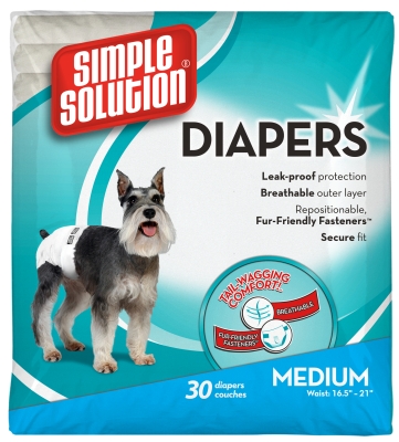 Bramton Br10577 Simple Solution Disposable Diapers, Medium, Pack 30