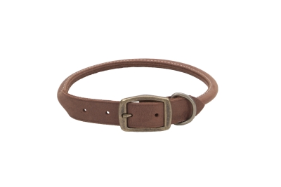 Co32166 20 In. Chocolate Leather Round Collar