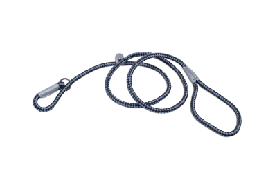 Co36209 Reflective Braided Rope Slip Leash - Sapphire Blue