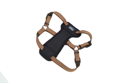 Co36446 18 In. Reflective Adjustable Padded Harness - Campfire Orange