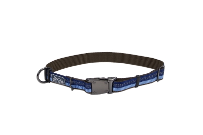 Co36927 18 In. Reflective Adjustable Collar - Sapphire Blue