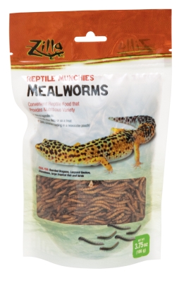 En09951 Zilla Reptile Munchies Mealworm, 3.75 Oz.