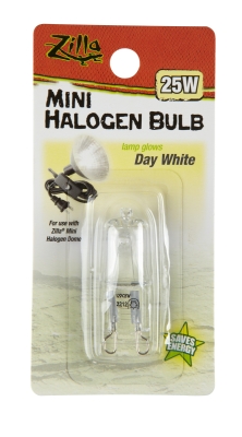 En15630 Rzilla Halogen Mini Lamp White, 25 Watt