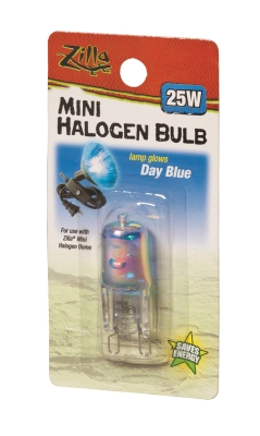 En15631 Rzilla Halogen Lamp Mini Blue, 25 Watt
