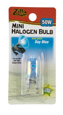 En15634 Rzilla Halogen Lamp Mini Blue, 50 Watt