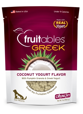 Fb00255 Greek Yogurt Crunchy Dog Treat, Coconut - 7 Oz.