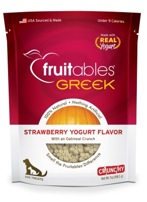 Fb00256 Greek Yogurt Crunchy Dog Treat, Strawberry - 7 Oz.