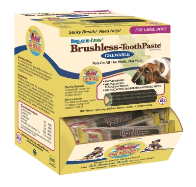 At40009 Breathless Brushless Toothpaste Plaque Zap Dispensers Box - Large