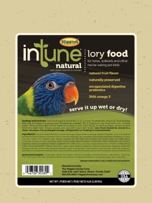 Hs30280 Intune Lory Food, 5 Lbs.