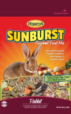 Hs55904 Sunburst Gourmet Food Mix For Rabbit, 6 Lbs.