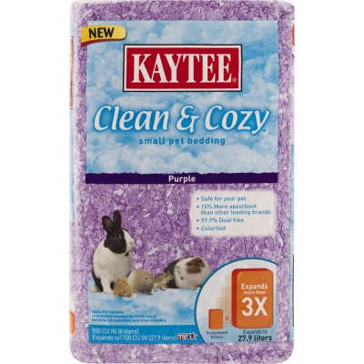 Kaytee Products Kt94658 500 Cu.in. Clean And Cozy, Purple