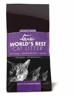 Kent Pet Group Worlds Best Wb00169 Wbcl Clumping Multi Cat Lavender Scented, 14 Lbs.