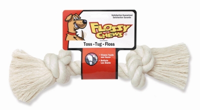 Mm10008 Flossy Chew Bone, Extra Large, White, 0.64 Lbs.