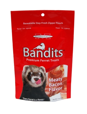 Mr00382 Bandit Ferret Treats Meaty Bacon - 3 Oz.