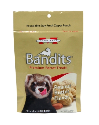 Mr00386 Bandit Ferret Treats Peanut Butter, 3 Oz.
