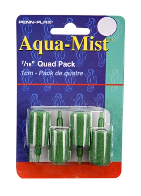 Penn Plax Pp33009 Aqua Mist Cylinder Airstone - 0.43 In. - 4 Pack
